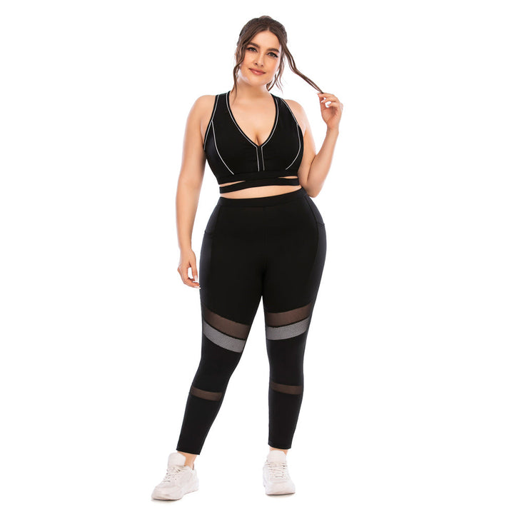 FlexiFit Plus Size Activewear Set – Confident & Comfortable Training Gear-Multi-Colour A-2XL-State of Style
