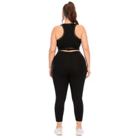 FlexiFit Plus Size Activewear Set – Confident & Comfortable Training Gear-Multi-Colour A-2XL-State of Style