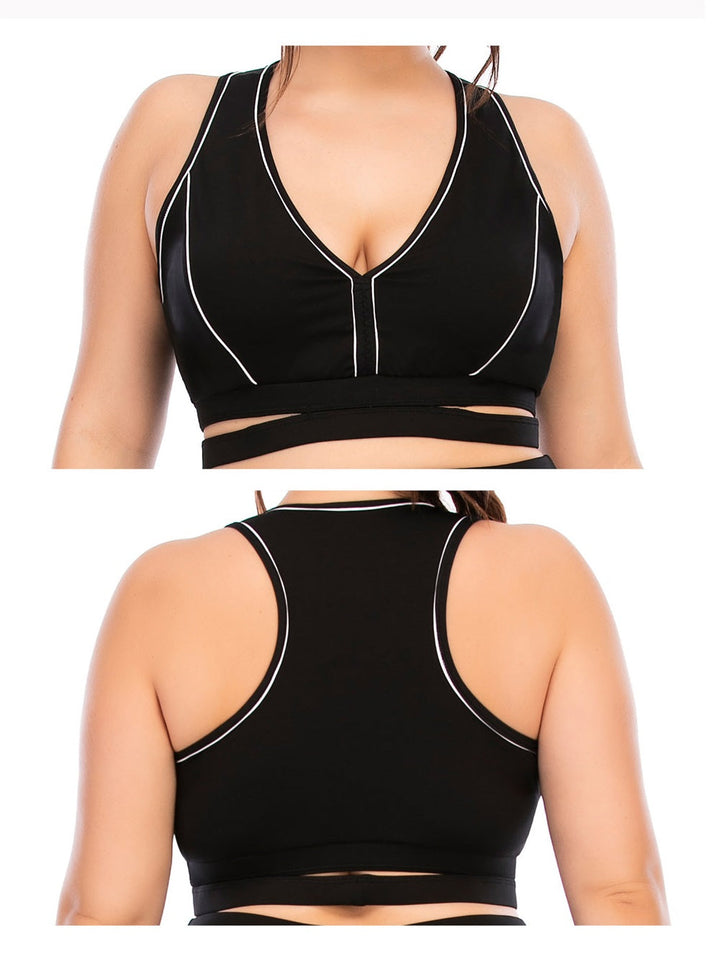 FlexiFit Plus Size Activewear Set – Confident & Comfortable Training Gear-Multi-Colour A-2XL-State of Style