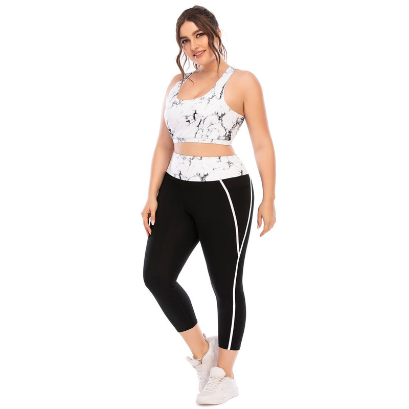 FlexiFit Plus Size Activewear Set – Confident & Comfortable Training Gear-Multi-Colour A-2XL-State of Style