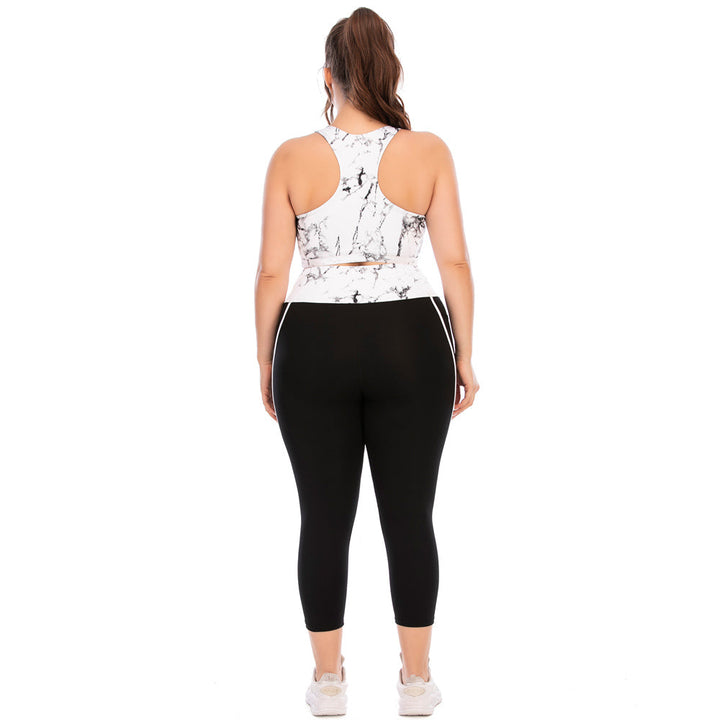 FlexiFit Plus Size Activewear Set – Confident & Comfortable Training Gear-Multi-Colour A-2XL-State of Style