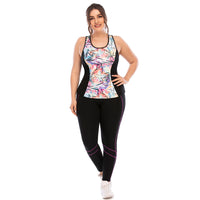 FlexiFit Plus Size Activewear Set – Confident & Comfortable Training Gear-Multi-Colour A-2XL-State of Style