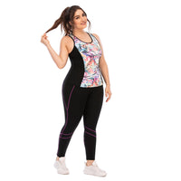 FlexiFit Plus Size Activewear Set – Confident & Comfortable Training Gear-Multi-Colour A-2XL-State of Style