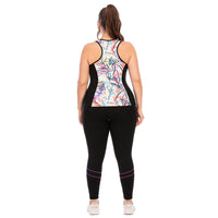 FlexiFit Plus Size Activewear Set – Confident & Comfortable Training Gear-Multi-Colour A-2XL-State of Style