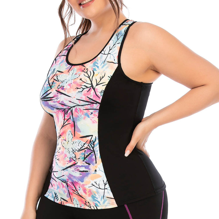 FlexiFit Plus Size Activewear Set – Confident & Comfortable Training Gear-Multi-Colour A-2XL-State of Style