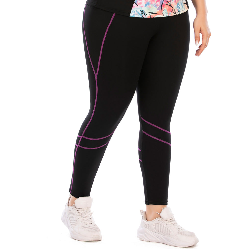 FlexiFit Plus Size Activewear Set – Confident & Comfortable Training Gear-Multi-Colour A-2XL-State of Style