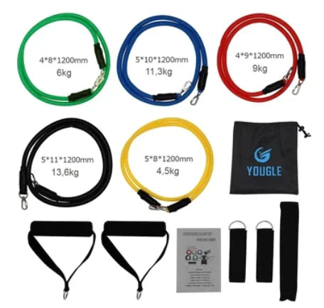 FlexiFit Resistance Band Set-11 pieces-State of Style