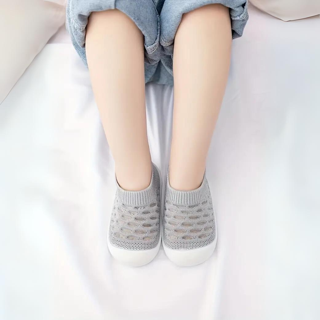 FlexiSteps – Breathable Barefoot Shoe for Toddlers-Gray-2-3-State of Style