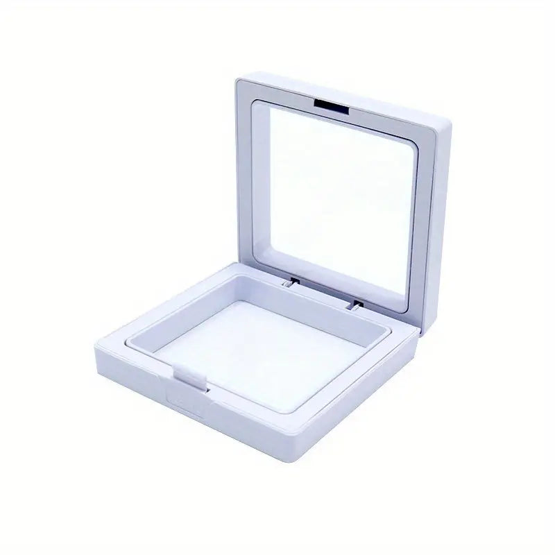 Floating Jewellery Display Boxes | 10-Piece Set-WHITE-7 X 7 CM-State of Style