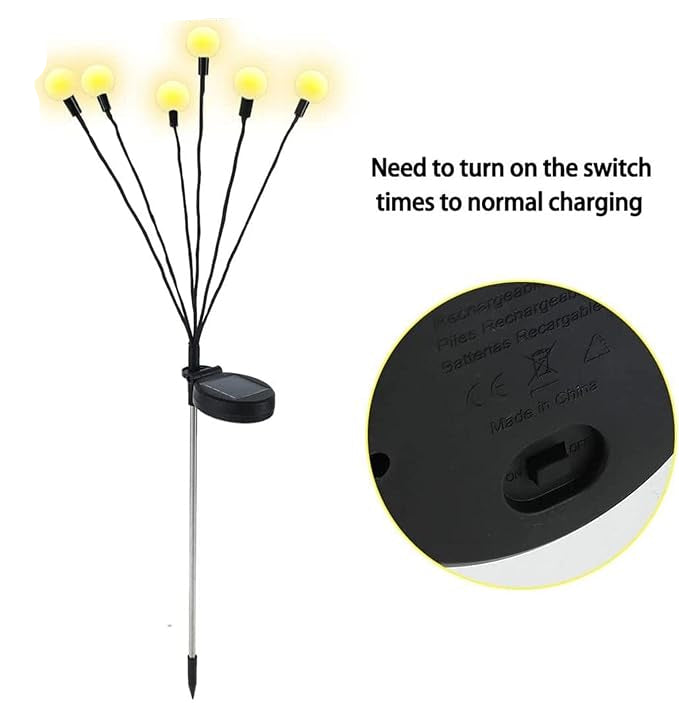 Floating Solar Garden Lights with Firefly Effect – FireGlow-State of Style