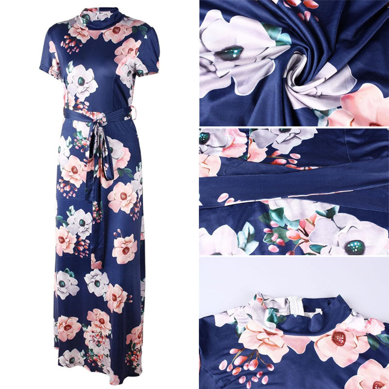 Floral Maxi Dress | Elegant & Comfortable-Black-S-State of Style