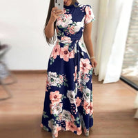 Floral Maxi Dress | Elegant & Comfortable-Black-S-State of Style
