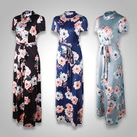 Floral Maxi Dress | Elegant & Comfortable-Black-S-State of Style