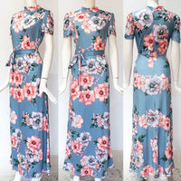 Floral Maxi Dress | Elegant & Comfortable-Black-S-State of Style