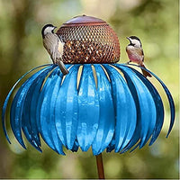 Flower-Shaped Bird Feeder - FloraFeeder-Blue-State of Style