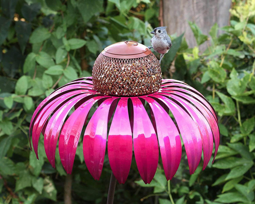 Flower-Shaped Bird Feeder - FloraFeeder-Red-State of Style