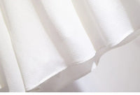 Flowy Chiffon Summer Shorts in Plus Size-White-2XL-State of Style