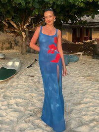 Flowy long summer maxi dress with a flowing silhouette – Zelda-S-State of Style