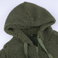 Fluffy Women's Hoodie Vest - Sofia-Pink-S-State of Style