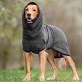 Fluffyheaven Liam Pet Bathrobe – Soft, Absorbent & Comfortable-Dark Grey-S-State of Style