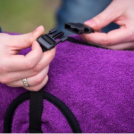 Fluffyheaven Liam Pet Bathrobe – Soft, Absorbent & Comfortable-Purple-S-State of Style