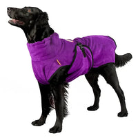 Fluffyheaven Liam Pet Bathrobe – Soft, Absorbent & Comfortable-Purple-S-State of Style