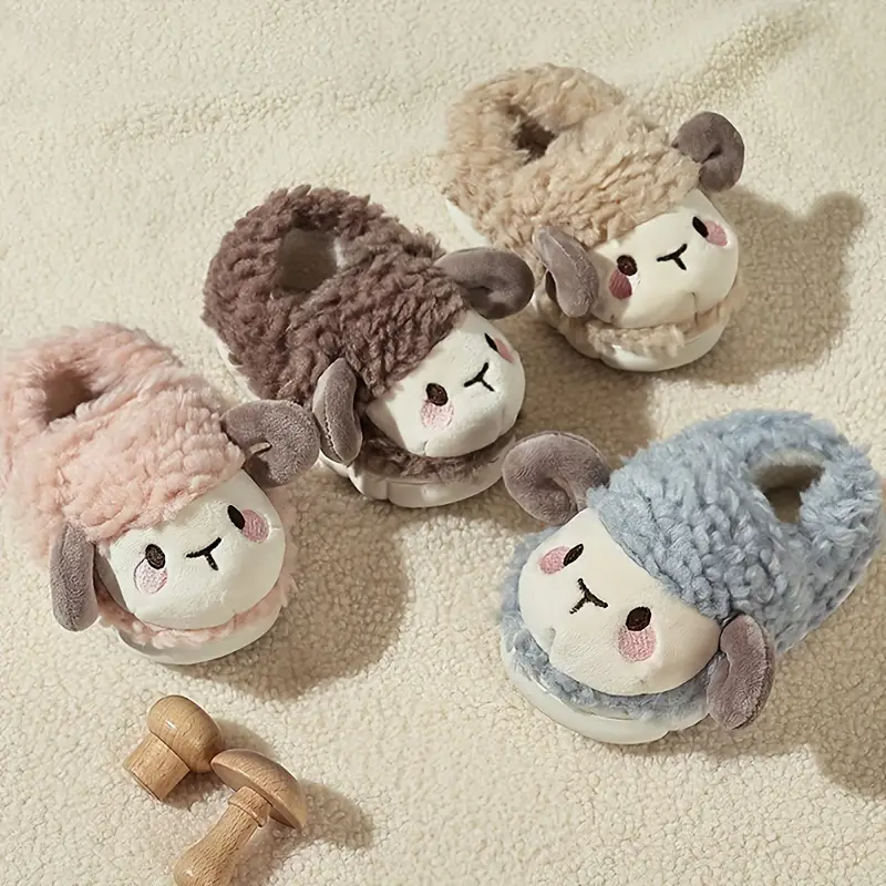 FluffySteps Kids' Slippers – Fluffy Comfort for Tiny Feet-Brown-5-5.5-State of Style