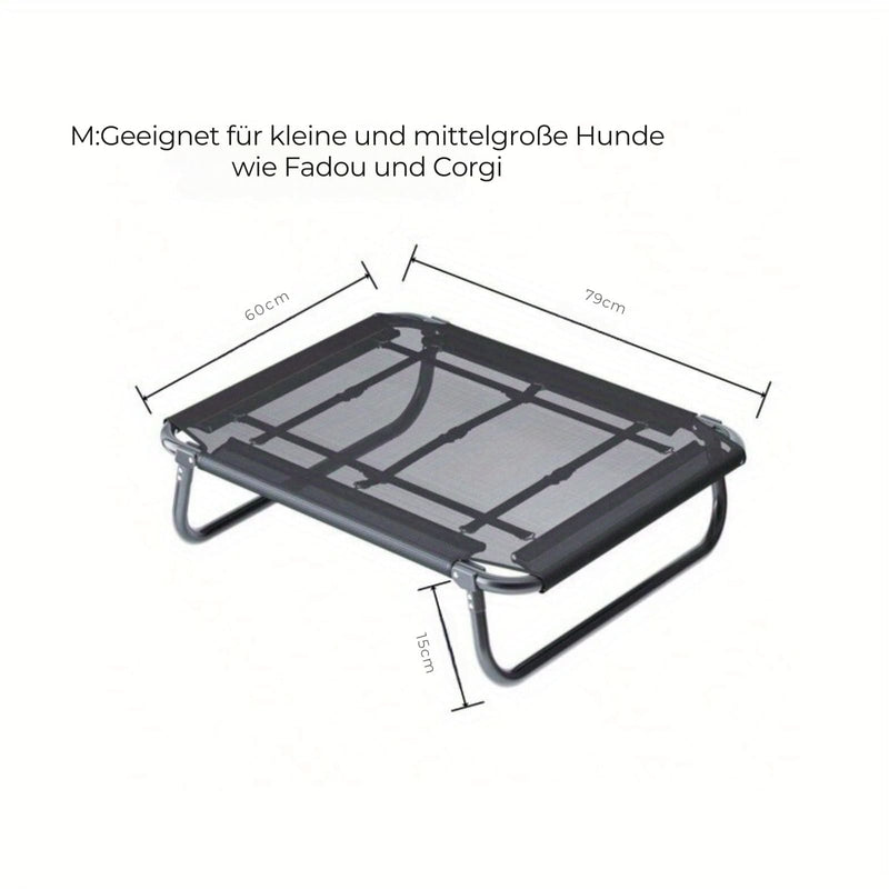 Foldable Dog Stretcher - TravelBuddy-Black-S-State of Style