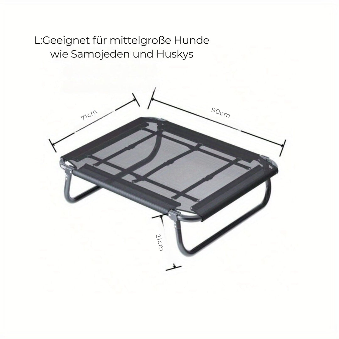 Foldable Dog Stretcher - TravelBuddy-Black-S-State of Style