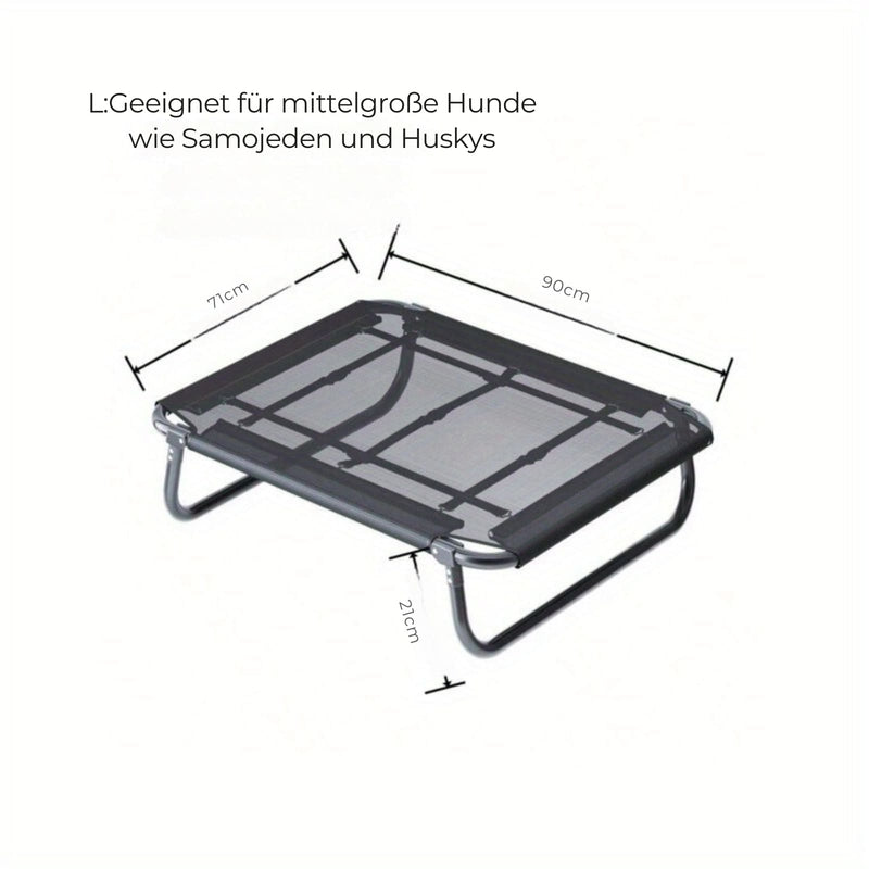 Foldable Dog Stretcher - TravelBuddy-Black-S-State of Style