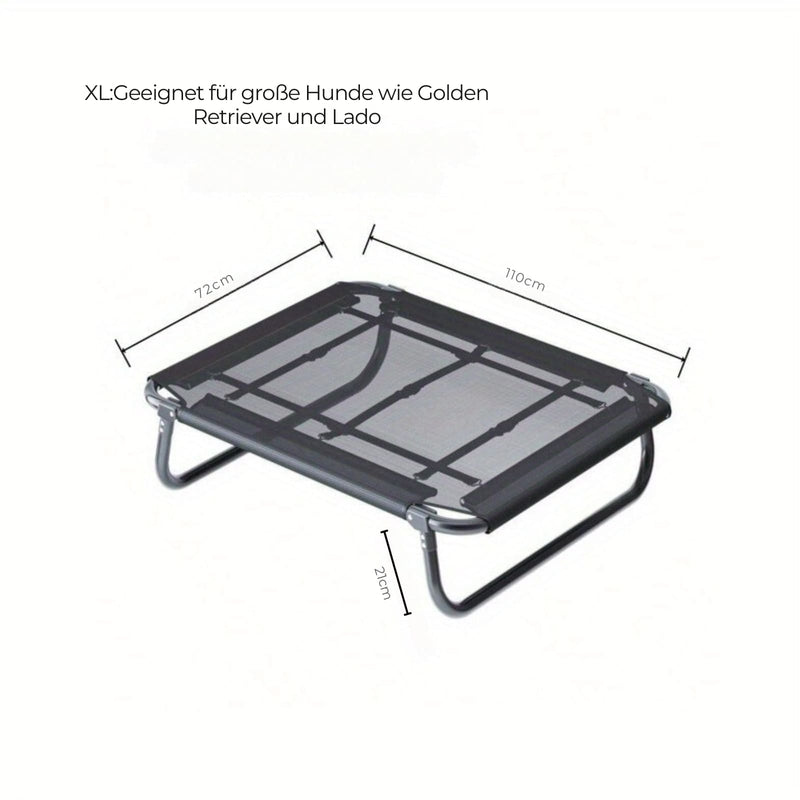 Foldable Dog Stretcher - TravelBuddy-Black-S-State of Style
