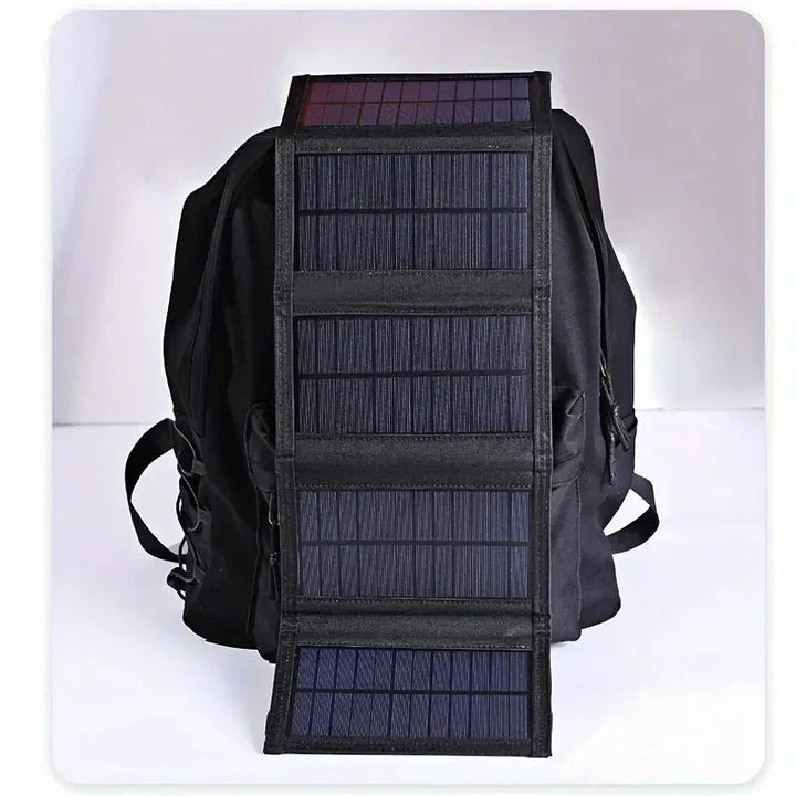 Foldable Solar Power Bank - SolarMate-Black-State of Style