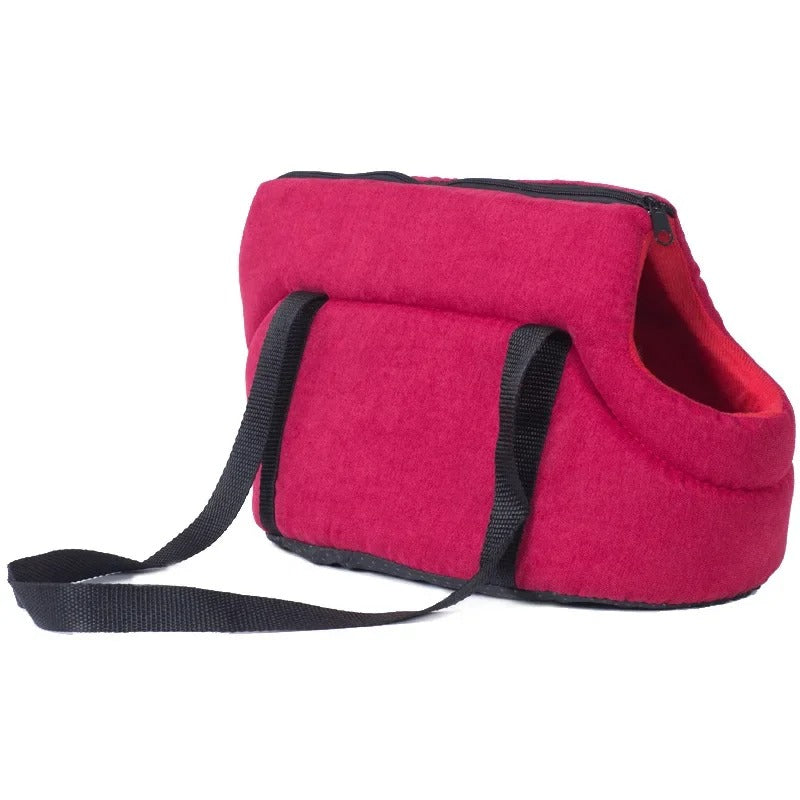 Foldable Travel Carrier for Dogs - CarryPaws-Red-M-State of Style