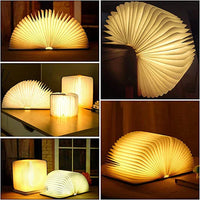 Folding Book Lamp with Warm LED Lighting - StoryGlow-State of Style