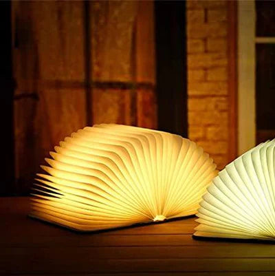 Folding Book Lamp with Warm LED Lighting - StoryGlow-State of Style