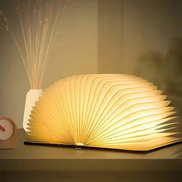 Folding Book Lamp with Warm LED Lighting - StoryGlow-State of Style