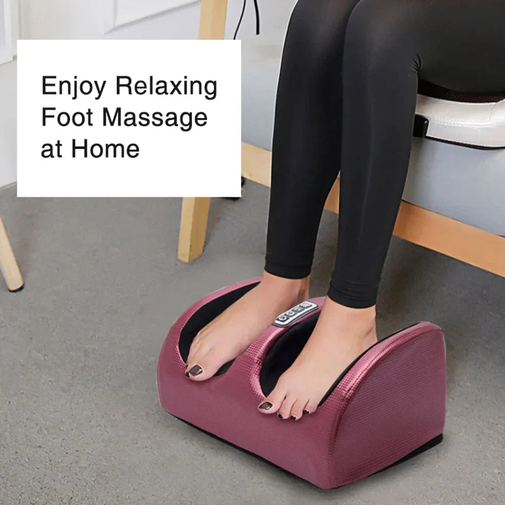 Foot Massager with Shiatsu Massage & Heat Function – SootheStep-Black-State of Style