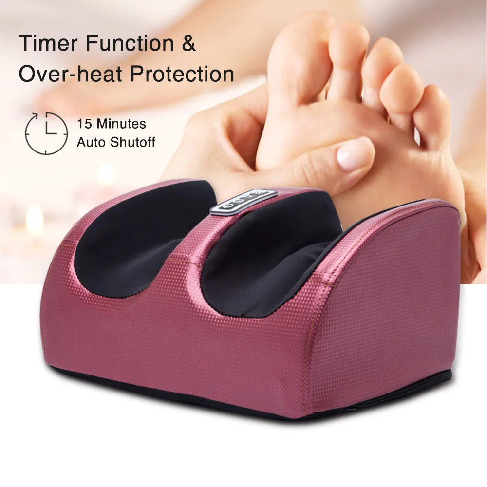 Foot Massager with Shiatsu Massage & Heat Function – SootheStep-Black-State of Style