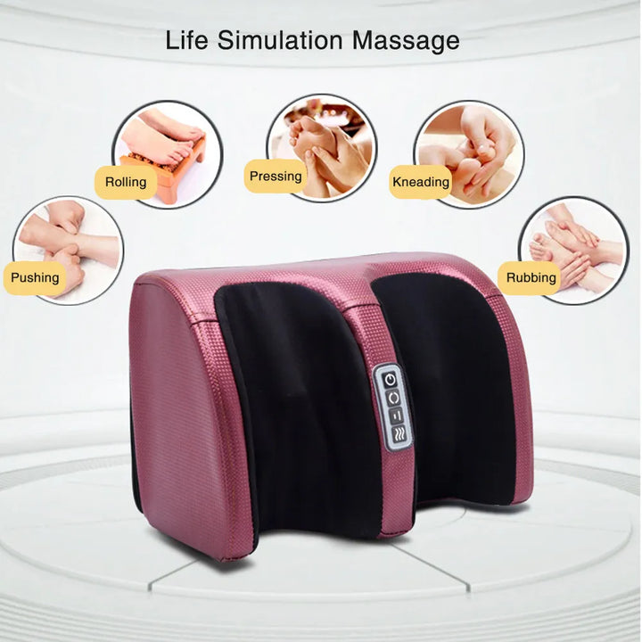 Foot Massager with Shiatsu Massage & Heat Function – SootheStep-Black-State of Style
