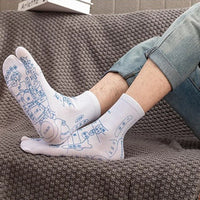 FootRevive Reflexology Socks – Relaxation for Your Feet-Women’s 5.0-8.0 / AU Men’s 4.5-7.5 – Foot length: 22-25 cm-State of Style