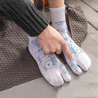 FootRevive Reflexology Socks – Relaxation for Your Feet-Women’s 5.0-8.0 / AU Men’s 4.5-7.5 – Foot length: 22-25 cm-State of Style