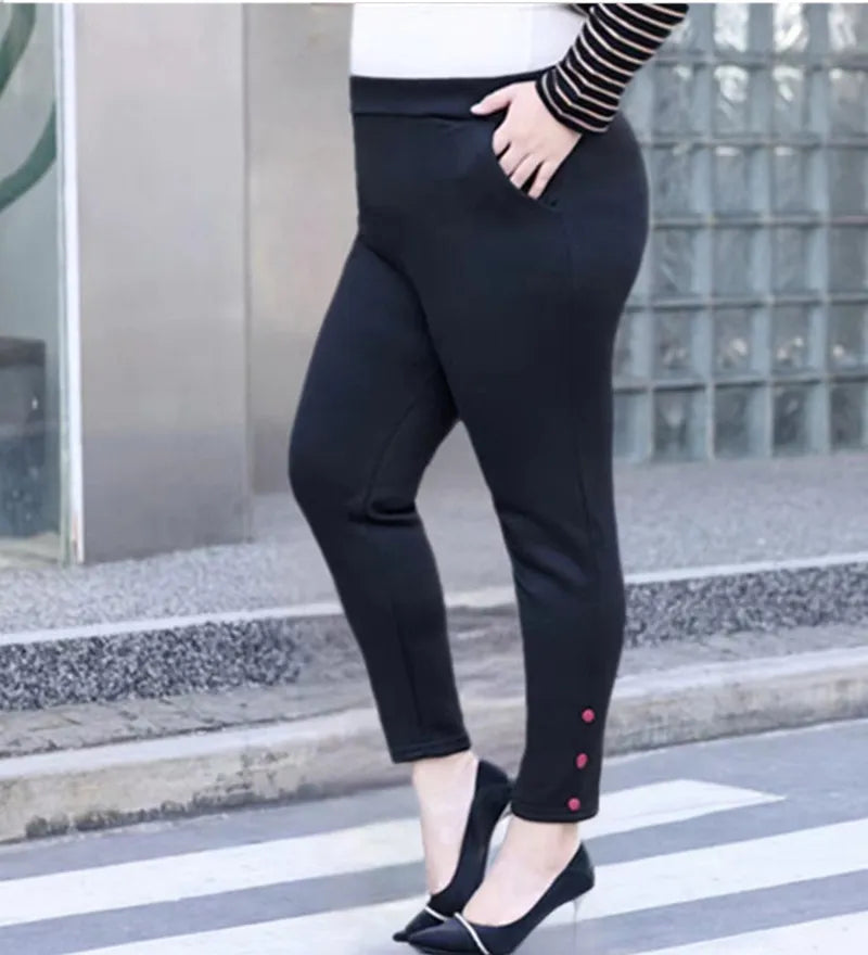 Formal Plus Size Office Trousers – Professional & Comfortable Fit-Red-Spring-3XL-State of Style