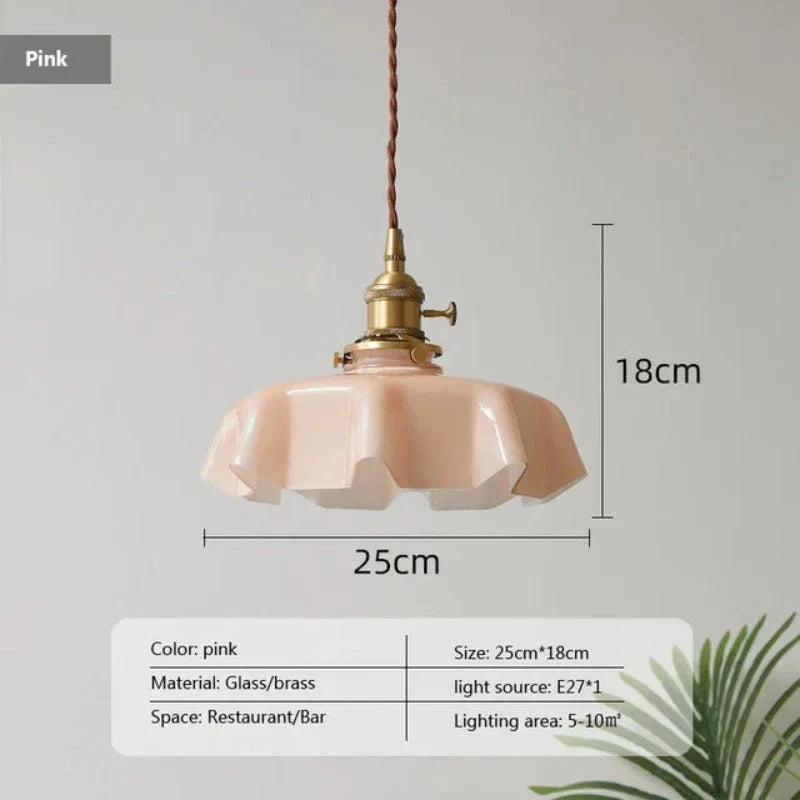 French Brass Hanging Lamp - BrassChic-Room Yellow-Warm White-State of Style