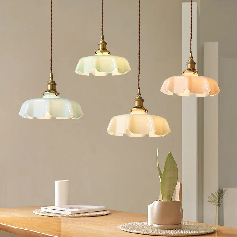French Brass Hanging Lamp - BrassChic-Room Yellow-Warm White-State of Style