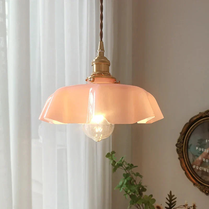 French Brass Hanging Lamp - BrassChic-Room Yellow-Warm White-State of Style
