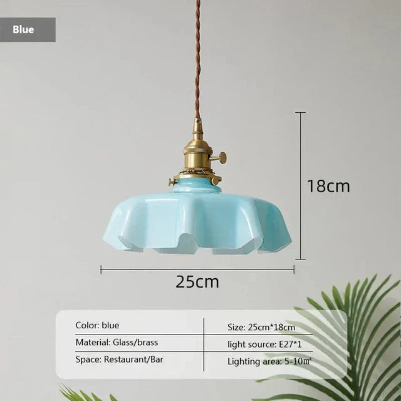 French Brass Hanging Lamp - BrassChic-Room Yellow-Warm White-State of Style