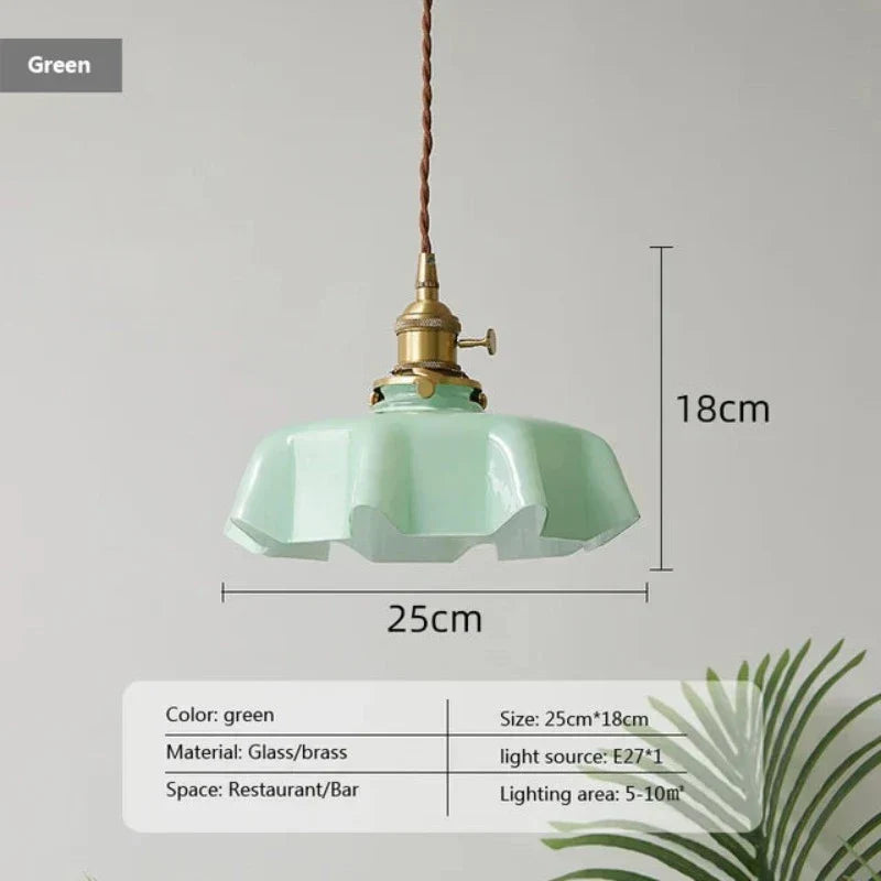 French Brass Hanging Lamp - BrassChic-Room Yellow-Warm White-State of Style