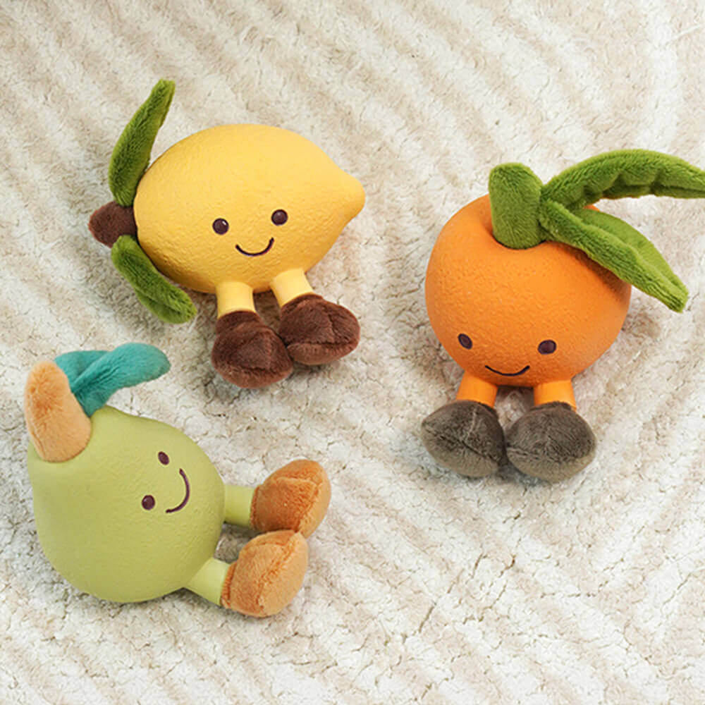 Fruity Dog Squeaky Toy - FruityChew-Orange-State of Style