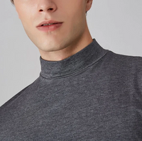 Function shirt with turtleneck for men – Adrian-White-S-State of Style
