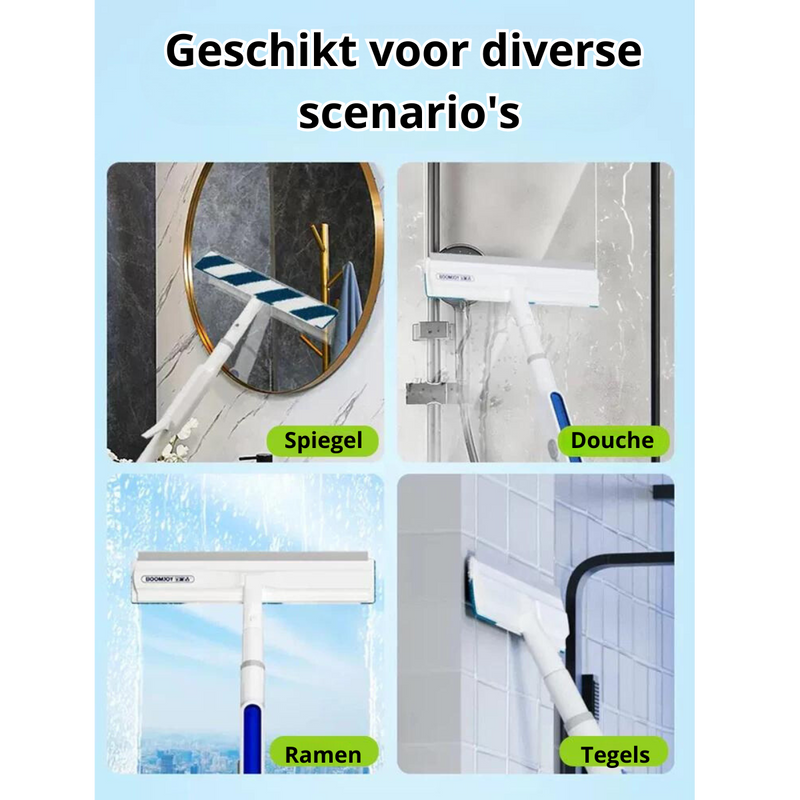 Functional 3-in-1 Window Squeegee - ClearView-State of Style